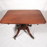 English Regency Single Pedestal Dining Table