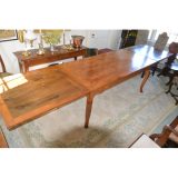 French Provincial Extending Farmhouse Table Cabriole Legs 19th Century