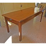 French Provincial Farmhouse Table 83 Inches Circa 1830